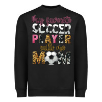 Black my favorite soccer player calls me mom Heavyweight Sweatshirt - CowGirlArtShop