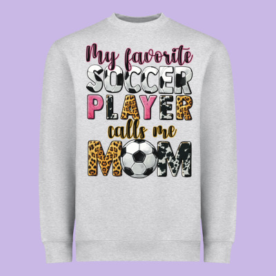 My Favorite Soccer Player Calls Me Mom Heavyweight Sweatshirt Designed By Cowgirlartshop