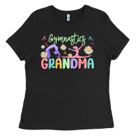 Black gymnastics grandma Ladies Tee - MaliasSmallBusiness