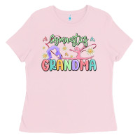 Bubblegum Pink gymnastics grandma Ladies Tee - MaliasSmallBusiness