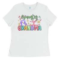 White gymnastics grandma Ladies Tee - MaliasSmallBusiness