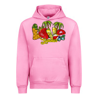 Fuchsia Pink love summer Urban Hoodie - RacoonDesign