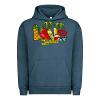 Pigment Midnight Navy love summer Urban Hoodie - RacoonDesign