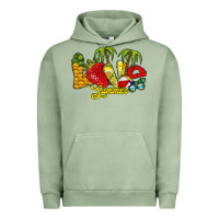 Pigment Oil Green love summer Urban Hoodie - RacoonDesign