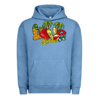 Pigment Pebble Blue love summer Urban Hoodie - RacoonDesign