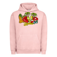Pigment Salmon love summer Urban Hoodie - RacoonDesign