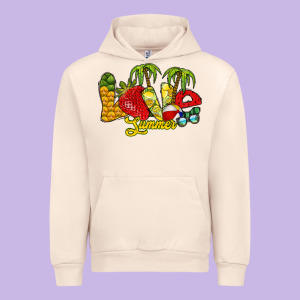 Love Summer Urban Hoodie Designed By Racoondesign
