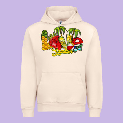 Love Summer Urban Hoodie Designed By Racoondesign