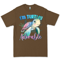 Cacao im turtley adorable turtle Premium Tee - MaliasSmallBusiness