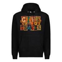 Black Give Thanks Thanksgiving Premium Hoodie - FaDigitalArtStudio