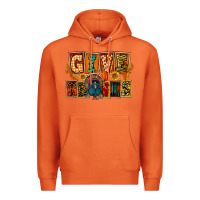 Carrot Give Thanks Thanksgiving Premium Hoodie - FaDigitalArtStudio