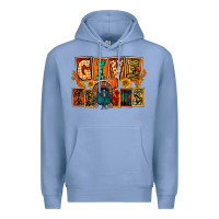 Colony Blue Give Thanks Thanksgiving Premium Hoodie - FaDigitalArtStudio