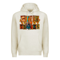 Oatmeal Heather Give Thanks Thanksgiving Premium Hoodie - FaDigitalArtStudio