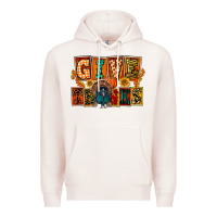 Pale Pink Give Thanks Thanksgiving Premium Hoodie - FaDigitalArtStudio