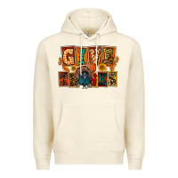 Sandshell Give Thanks Thanksgiving Premium Hoodie - FaDigitalArtStudio