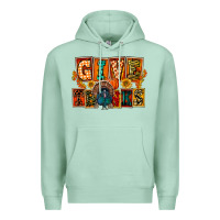 Seafoam Give Thanks Thanksgiving Premium Hoodie - FaDigitalArtStudio