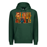 Sports Green Give Thanks Thanksgiving Premium Hoodie - FaDigitalArtStudio