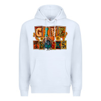 White Give Thanks Thanksgiving Premium Hoodie - FaDigitalArtStudio