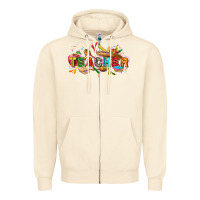 Sandshell Cinco de mayo Teacher Zipper Hoodie - FaDigitalArtStudio