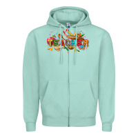 Seafoam Cinco de mayo Teacher Zipper Hoodie - FaDigitalArtStudio