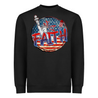 Black faith usa Heavyweight Sweatshirt - CowGirlArtShop
