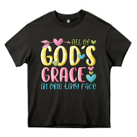 Asphalt all of god's grace in one tiny face Heavy Core Tee - MaliasSmallBusiness