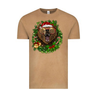 Vintage Camel christmas bear  wreath Vintage Tee - BarkalooDesign