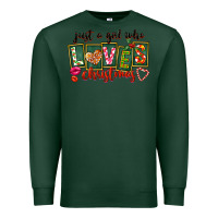 Sports Green Just A Girl Who Loves Christmas Premium Sweatshirt - FaDigitalArtStudio