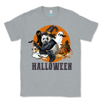Heather Grey hallowen panda Classic Tee - LillyAllenDesigns