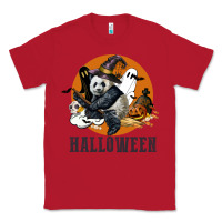 Red hallowen panda Classic Tee - LillyAllenDesigns