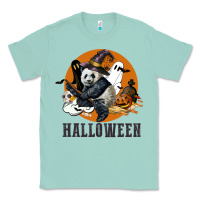 Seafoam hallowen panda Classic Tee - LillyAllenDesigns