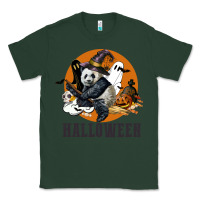 Sports Green hallowen panda Classic Tee - LillyAllenDesigns