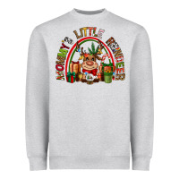 Heather Grey mommys little reindeer christmas Heavyweight Sweatshirt - CowGirlArtShop