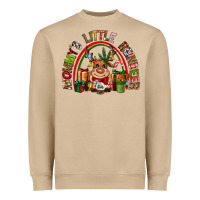 Mushroom mommys little reindeer christmas Heavyweight Sweatshirt - CowGirlArtShop