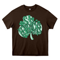 Chocolate Brown st patrick's day Heavy Core Tee - MaliasSmallBusiness