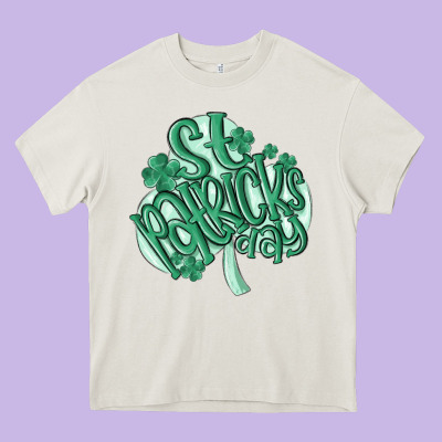St Patrick's Day Heavy Core Tee Designed By Maliassmallbusiness