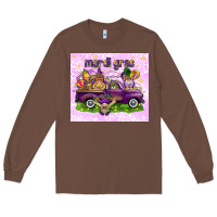 Chestnut Mardi Gras with gnomes Long Sleeve Tee - NancyCooperArtShop