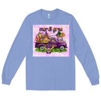 Colony Blue Mardi Gras with gnomes Long Sleeve Tee - NancyCooperArtShop
