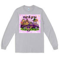 Moon Dust Mardi Gras with gnomes Long Sleeve Tee - NancyCooperArtShop