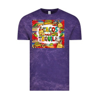 Cloud Purple tacos and tequila Vintage Tee - RanaPortraitStore