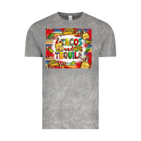 Cloud Rock tacos and tequila Vintage Tee - RanaPortraitStore