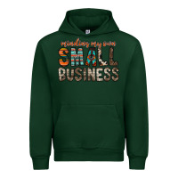 Forest Green minding my own small business Urban Hoodie - RacoonDesign