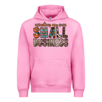 Fuchsia Pink minding my own small business Urban Hoodie - RacoonDesign