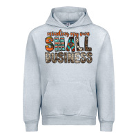 Heather Grey minding my own small business Urban Hoodie - RacoonDesign