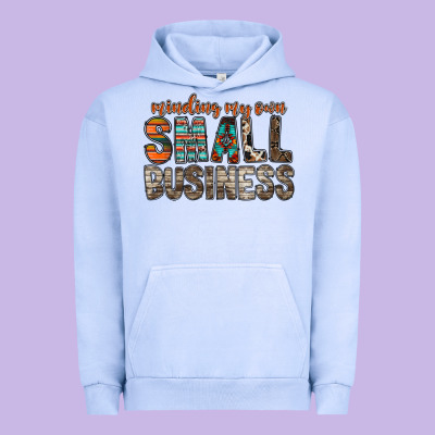 Minding My Own Small Business Urban Hoodie Designed By Racoondesign