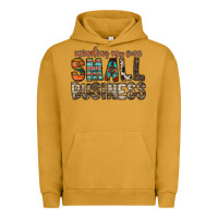 Pigment Peanut Butter minding my own small business Urban Hoodie - RacoonDesign