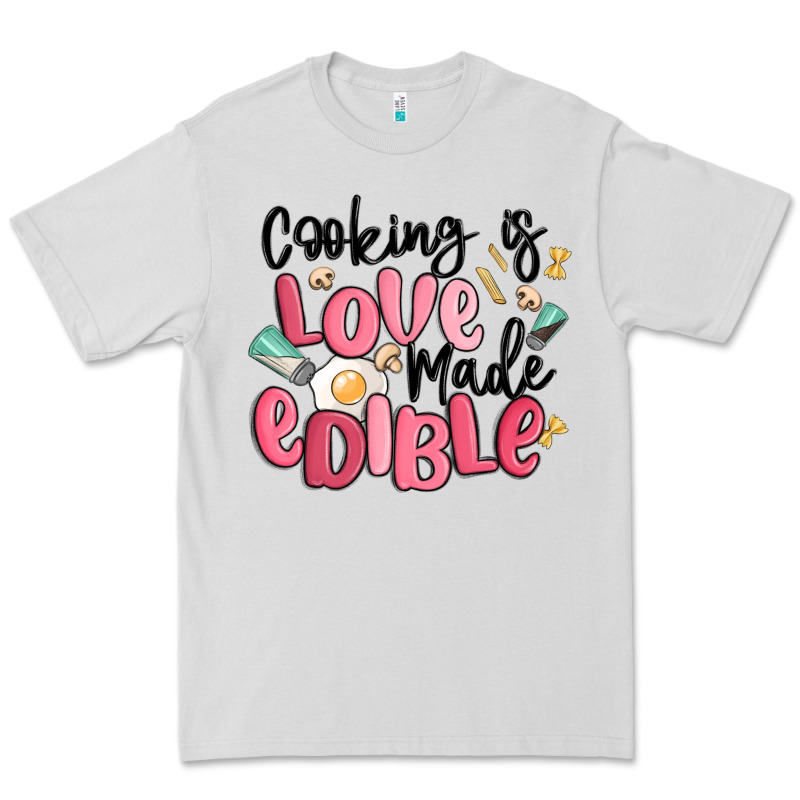 Cooking Is Love Made Edible Premium Tee by MaliasSmallBusiness | Teevron