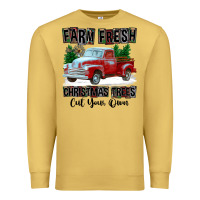 Antique Gold Farm Fresh Christmas Trees Cut Your Own Premium Sweatshirt - FaDigitalArtStudio
