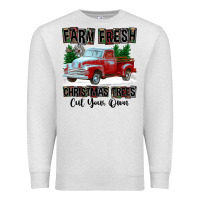 Oatmeal Heather Farm Fresh Christmas Trees Cut Your Own Premium Sweatshirt - FaDigitalArtStudio