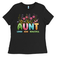 Black aunt loved kind beautiful Ladies Tee - MaliasSmallBusiness